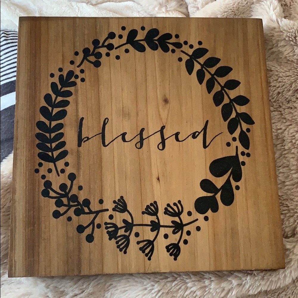Blessed sign